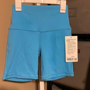 NWT Lululemon Align High-Rise Short 6" Sz 4 Kayak Blue Light